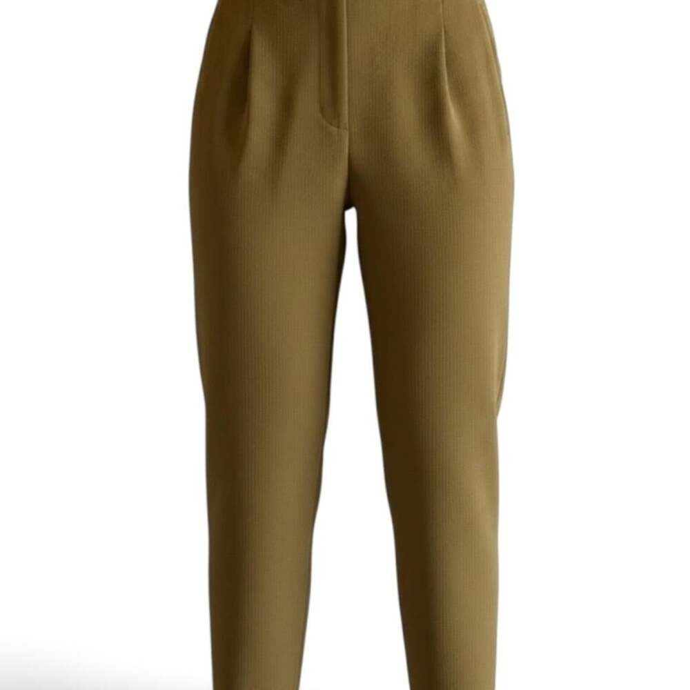 Wilfred Aritzia Olive Green Pleated Trousers Size 6